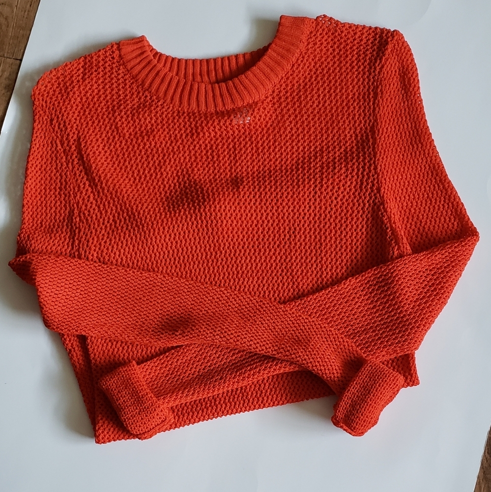 NWOT! FOREVER 21 LONG SLEEVE FISHNET TOP